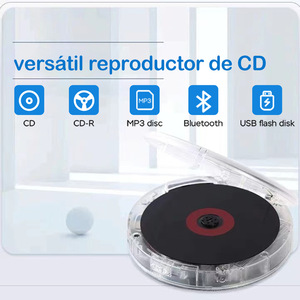 Lecteur <span class=keywords><strong>CD</strong></span> portable transparent avec lecture MP3, lecture laser HD, fonction Bluetooth, <span class=keywords><strong>radio</strong></span> FM - Product Image 3