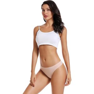 FOXA Tangas sin costuras para mujer, bragas cómodas y transpirables de talle bajo, paquete de 5 - Product Image 4