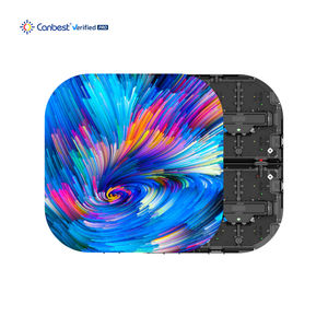 Écran LED mobile Canbest P1.9 P2.6 P3.9 pour événements intérieurs et extérieurs, mur vidéo LED micro-courbé, panneau LED de forme triangulaire - Product Image 1