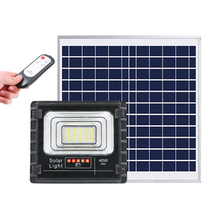 <strong>Outdoor</strong> Wall Street Garden Ip66 Rechargeable <strong>Solar</strong> Led Flood <strong>Light</strong> With Remote Control - Product Image 1