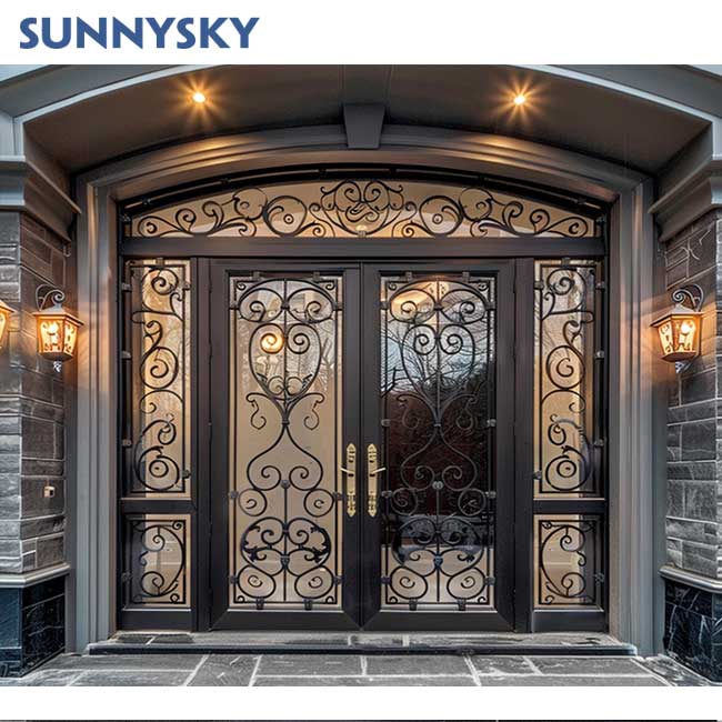Wrought Iron Grill Main Doors Secure Stylish Solutions