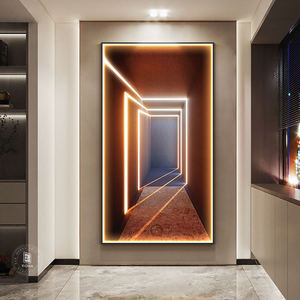 Arte Abstracto Moderno en Lienzo, Impresiones de Pósteres de Lujo, Cuadro de Porcelana, Decoración del Hogar, Naturaleza Muerta, Luz Espacial y <span class=keywords><strong>Sombra</strong></span> - Product Image 6