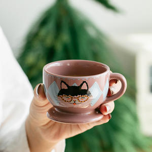 Mignonne tasse à café en forme d'animal, tasse à thé créative, tasse à lait pour le petit-déjeuner à la maison, tasse à thé pour le bureau, idéale pour faire bouillir le thé sur le poêle - Product Image 4