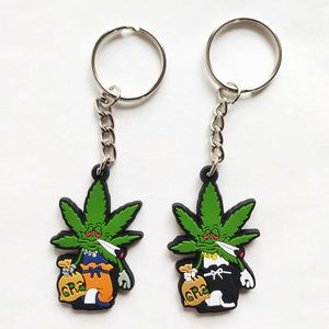 Custom 3D Soft PVC Keychain Durable Silicone Keychains Flexible Rubber PVC <b>Keyring</b> - Product Image 3