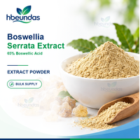 Extrait de Boswellia Serrata HBEUNDAS 65% Acide Boswellique Qualité Alimentaire Ingrédient d'Extrait Végétal en Gros pour Marque Privée OEM