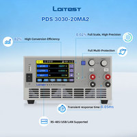 Fuente de Alimentación CC de Alta Precisión y Baja Ondulación, 30V 20A, 2 Canales, Diseño Híbrido Lineal-Comutado, 200W, Programable y Variable