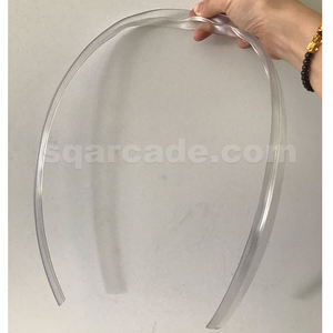 واضح واضح واقية بطانة حافة الزخرفية مصبوب سدادة مطاطية تخصيص الجدول المطاط تقليم <span class=keywords><strong>T</strong></span> النفخ Pvc <span class=keywords><strong>T</strong></span> الشخصي - Product Image 5