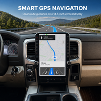 Lecteur DVD radio vidéo Android 14,5'' pour Dodge Ram 1500 2013-2018 avec navigation GPS pour voiture