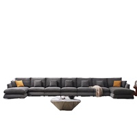 Neuankömmling Fundas Comfort Sofas 7-Sitzer Stoff Italienische klassische Wohnzimmer möbel Sofa Set