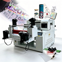 Pabrik Printer A2 3D UV 6050 Printer Inkjet untuk Casing Ponsel Kulit Printer Stiker UV Roll to Roll Dtf