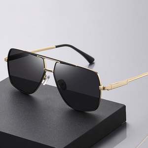 制造商新款超大太阳镜太阳镜方形古典春季太阳穴男士时尚太阳镜 - Product Image 4