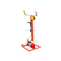 Machine de levage en acier, câble métallique, élingue, charge de 300kg, élévateur de service AC, acier renforcé de 4.9m pour montage d'unité de plafond