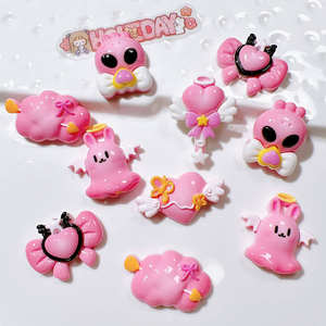 Jouets classiques en résine de démon d'Halloween colorés personnalisables en gros, 4 cm, unisexe, cadeau merveilleux, accessoires de coque de téléphone DIY - Product Image 5