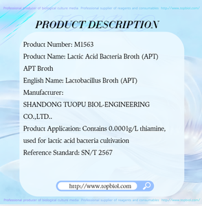TOPBIO Bouillon de Lactobacillus (<span class=keywords><strong>APT</strong></span>) en poudre sèche pour la culture des bactéries lactiques 250g par bouteille Garantie de 3 ans - Product Image 2