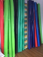 Rouleau de bâche PE unie verte enduite, 2m x 100m, imperméable et résistante aux UV
