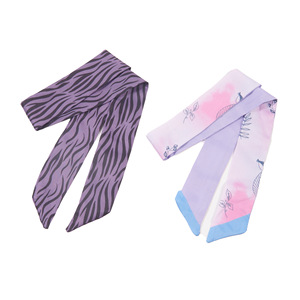 Tied Bag Handle <strong>Silk</strong> <strong>Scarf</strong> <strong>Women</strong> Fashion Design Small Skinny Neck <strong>Scarf</strong> for Lady - Product Image 3