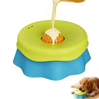 Bol à lécher en silicone pour chien, anti-étouffement, pour l'alimentation lente des chiots et animaux de compagnie - Vente en gros