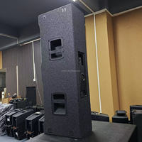 Altavoces de Columna NXL 44-A Activos de 3*10 Pulgadas, de Madera Contrachapada de Abedul, Resistentes al Agua, con Potencia Máxima de 1400W, Sistema de Sonido para DJ, Profesionales, para Escenarios y Exteriores