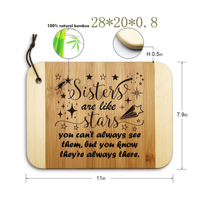 Bamboo Cutting Board <b>Set</b> 43x33x4cm With Juice Grooves For Kitchen Use - Product Image 4