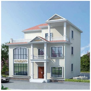 Đa Chức Năng Được Thiết Kế Sang Trọng Kết Cấu Thép Xây Dựng Đúc Sẵn Ánh Sáng Thép Khung Nhà Gia Đình - Product Image 1