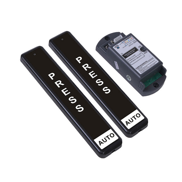 Wireless Touch Smart Switch Infrared Press Switch for Automatic Door Access Control System Long Shape ABS Material Switch Button