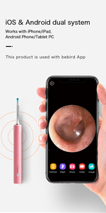 ¡Caliente para <span class=keywords><strong>mercado</strong></span> <span class=keywords><strong>libre</strong></span>! Inalámbrico oído otoscopio del endoscopio para iPhone iPad Android de la tableta del teléfono - Product Image 4