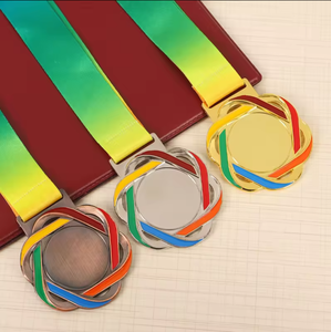 Wholesale Custom <strong>Medals</strong> <strong>Cheap</strong> Blank Zinc Alloy 3d Marathon Run <strong>Medal</strong> Sports Metal Basketball Soccer Football <strong>Medal</strong> with Ribbon - Product Image 1