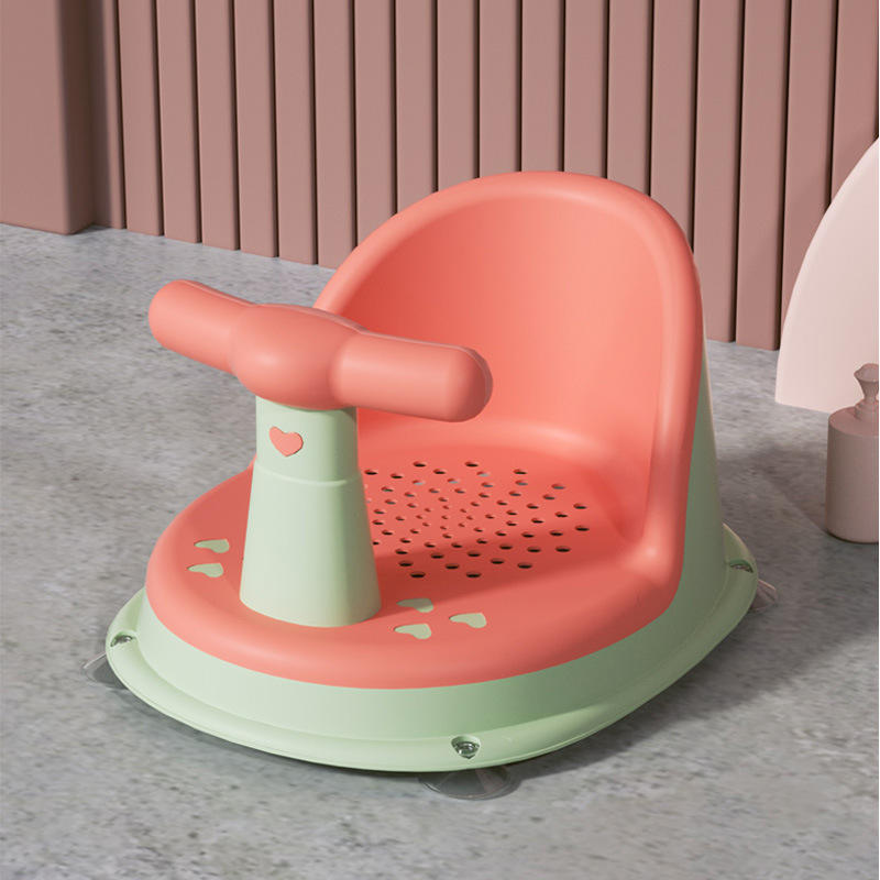 Chaise de bain rose et vert