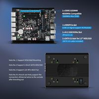 CWWK N150 Güvenlik Duvarı Cihazı OPNsense 1240P U300E 4x2.5GbE LAN 2x10GbE SFP+ Üçlü Ekran Pfsense Router Donanım Mini PC CW-S