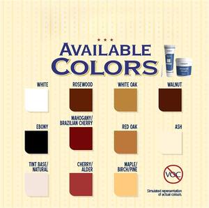 Premium à base d'eau toutes les couleurs séchage rapide 8 oz trous de meubles en bois gratter pâte de réparation du bois - Product Image 5