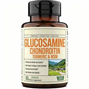 Capsules de soutien articulaire haute performance : Glucosamine, Chondroïtine, MSM, Curcuma, <span class=keywords><strong>Boswellia</strong></span> pour le soulagement de la douleur et de la raideur, sans OGM - Product Image 2