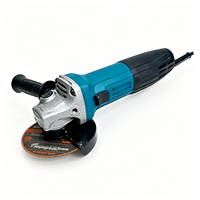 Meuleuse d'angle industrielle KQ-894030 avec interrupteur à glissière, 750W, corps compact, multifonction, 4,5 pouces, meuleuse manuelle