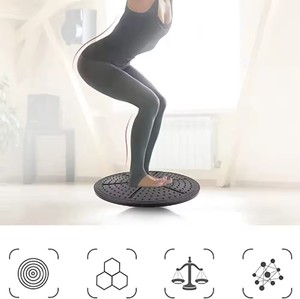 CHENGMO SPORTS Planche d'équilibre de yoga Offre Spéciale <span class=keywords><strong>pour</strong></span> bureau debout Core Training Home Gym Workout Stability Training <span class=keywords><strong>Balance</strong></span> Board - Product Image 2