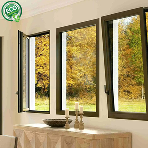 Modern Tilt Turn Casement Hotels Soundproof upvc Tilt And Turn <b>Windows</b> High-air Tightness Aluminum Triple Glazed <b>Windows</b> - Product Image 4