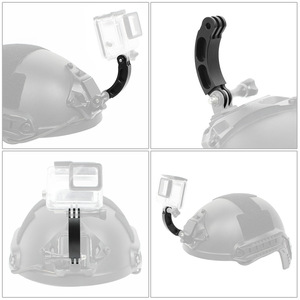 ขายึดกล้องแอคชั่น Feichao ขนาด 76 มม. ทำจากอลูมิเนียมอัลลอยด์ ปรับได้ สำหรับ GoPro 13 12 ใช้กับหมวกกันน็อค - Product Image 4