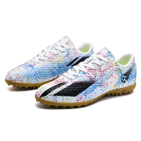 Chaussures de football à crampons courts pour entraînement intérieur/extérieur, vente en gros d'usine, en stock