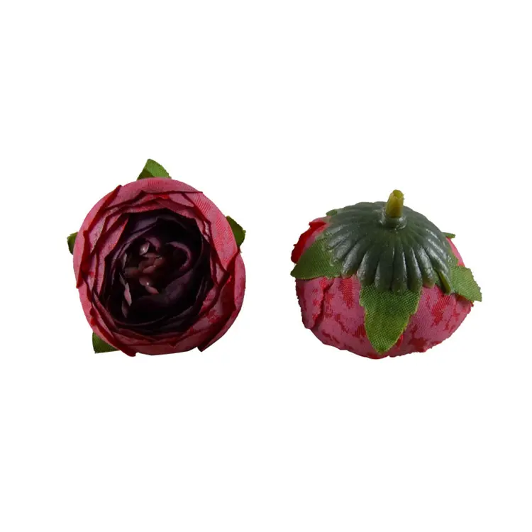 Artificial Camellia Flower Heads Peony Flowers Heads without Stems and Leaf for Home Wedding DIY Party Halloween Decoration
