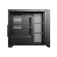 Casing populer komputer Mid Tower tipe-c USB3.0 komputer pemasangan cepat Atx Gaming Case Casing Pc untuk Desktop