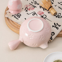 Bol à matcha japonais Song Dynasty Outils à thé Bol en céramique Fouet pour tasse à thé Brosse à matcha Ensemble de fouets à thé
