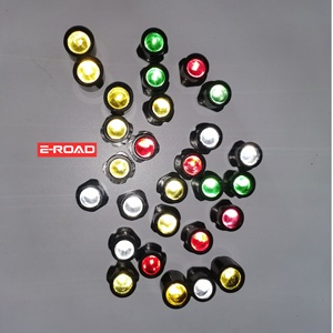 Chất lượng cao màu trắng màu vàng màu xanh lá cây màu xanh màu đỏ đường Stud tốc độ vết sưng bướu phản xạ hạt thủy tinh Mèo Mắt phản xạ - Product Image 3