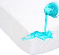 Couvre-matelas en vinyle à fermeture éclair de calibre 6 Couvre-matelas amovible jetable en plastique imperméable en PVC Couvre-lit en vinyle