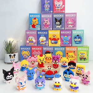 Mini blocchi tascabili scatola cieca-<span class=keywords><strong>giocattoli</strong></span> da costruzione da viaggio portatili <span class=keywords><strong>Robot</strong></span> trasformano blocchi misteriosi-<span class=keywords><strong>giocattoli</strong></span> di apprendimento con stelo interattivo - Product Image 1