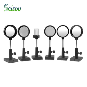 SCIEDU Prisma De Lente Alta e Suporte Espelho Curvo Plano Prisma De Lente Convexa Côncavo Óptica Física Equipamento Experimental - Product Image 1