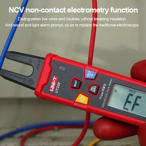 UNI-T UT256 Digital Fork Meter 60A AC DC Clamp Meter True RMS Pliers Ammeter NCV Tester High Precision L68 - Product Image 4