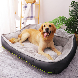 Luxuriöses großes wasserdichtes wasch bares Hunde bett mit weicher, dicker Pp-Baumwoll polsterung für kleine und mittlere Hunde - Product Image 4