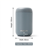 Bocal alimentaire isotherme en acier inoxydable de 16 oz, anti-fuite, sous vide, pour soupes et repas chauds