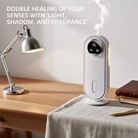 Diffuseur d'arôme rechargeable USB portable 1800mAh avec 7 modes LED Night Light Timer Settings Logo personnalisable pour les hôtels