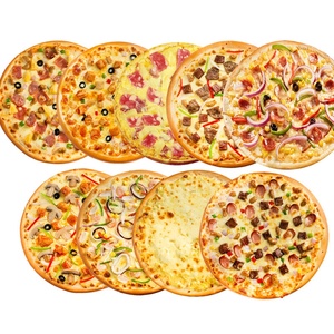 Vente en gros de pizzas halal Meichen multi-saveurs de 7 pouces, surgelées, en boîte entière, prêtes à réchauffer et à manger, avec fromage, produit semi-fini - Product Image 3