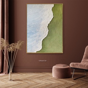 Arte Abstracto 3D, Pintura Hecha a Mano sobre Lienzo, 100% Pintado a Mano, <span class=keywords><strong>Cuadros</strong></span>, Arte <span class=keywords><strong>de</strong></span> Pared para Decoración <span class=keywords><strong>de</strong></span> Comedor - Product Image 2