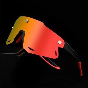 Gafas de Sol Deportivas para Exteriores con Revestimiento Colorido UV400 para Ciclismo, Running, Ciclismo de Montaña, Aptas para Sistemas de Protección Corporal para Motociclismo - Product Image 4